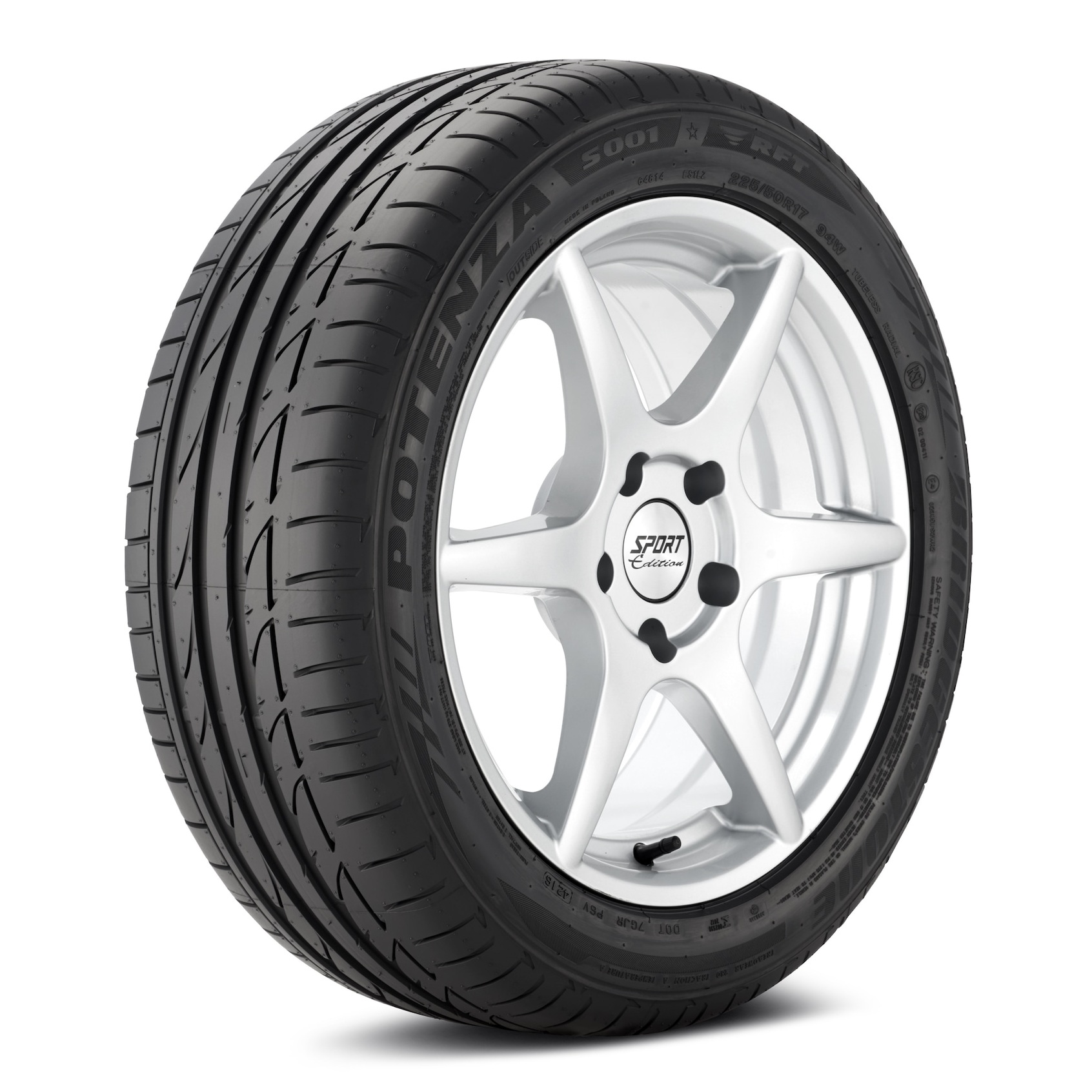 Bridgestone Potenza S001 RFT - спортивные летние шины